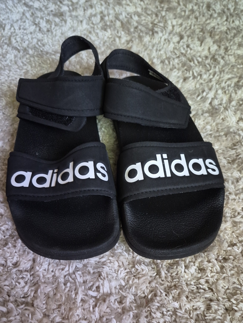 adidas Kids Black Comfort Sandals